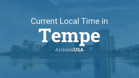 Current time in tempe arizona usa - Time Difference. MST (Mountain Standard Time) is 12 hours and 30 minutes behind India Standard Time and 2 hours behind Eastern Standard Time. 12:30 am in Tempe, AZ, USA is 1:00 pm in IST and is 2:30 am in EST. Tempe to IST call time. Best time for a conference call or a meeting is between 6:30am-8:30am in Tempe which corresponds to 7pm-9pm in IST.